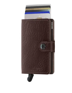 Miniwallet Veg Espresso/Brown RFID Secure