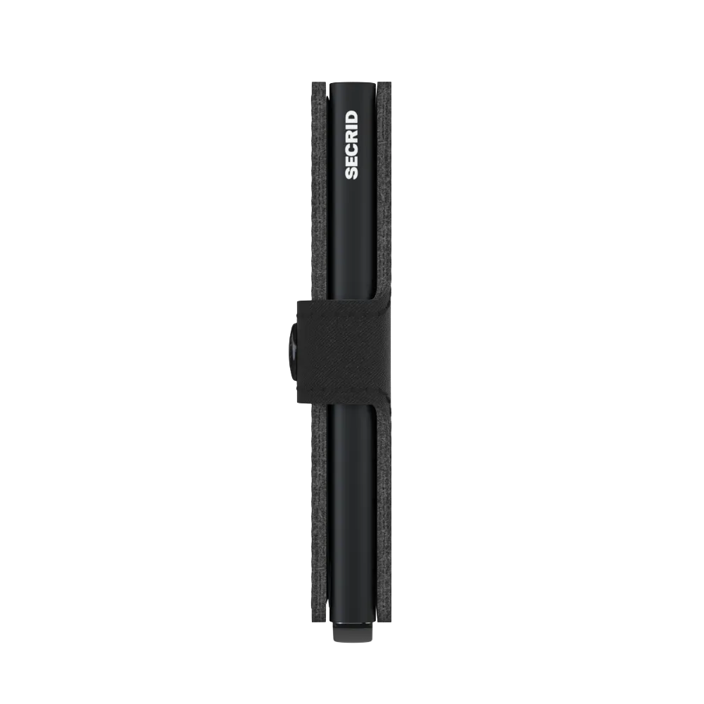 Miniwallet Vegan Yard Black-RFID Secure