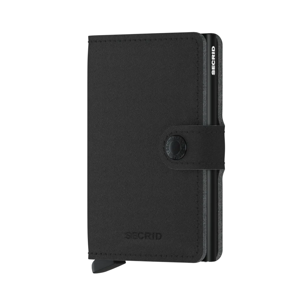 Miniwallet Vegan Yard Black-RFID Secure
