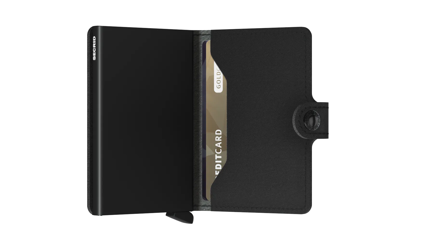 Miniwallet Vegan Yard Black-RFID Secure
