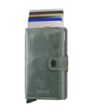 Miniwallet Vintage Sage RFID Secure