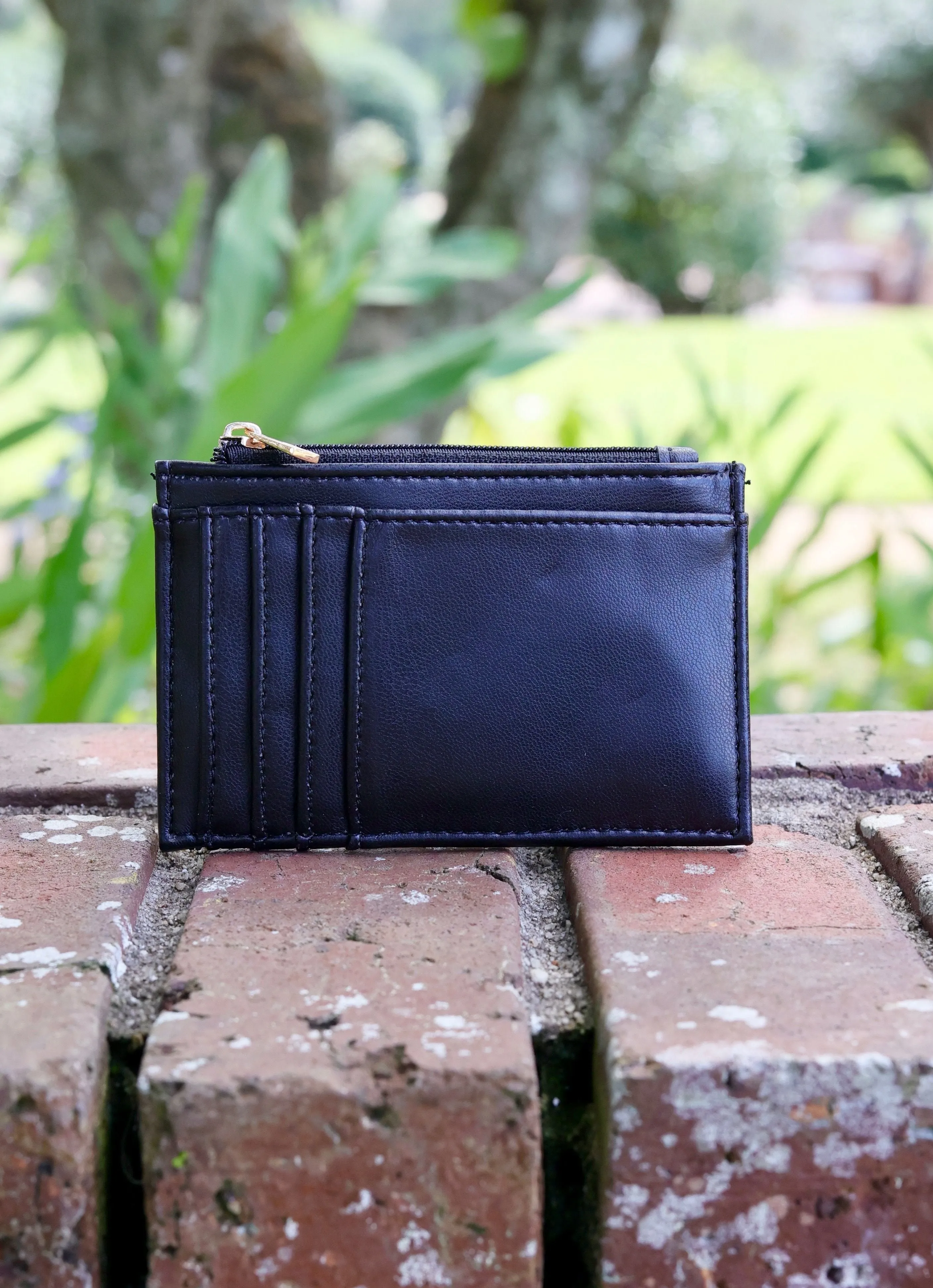 Molly Zip Card Holder Black