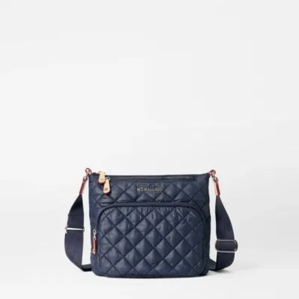MZ Wallace Metro Scout Crossbody Deluxe in Navy Dawn