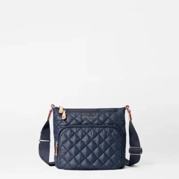 MZ Wallace Metro Scout Crossbody Deluxe in Navy Dawn