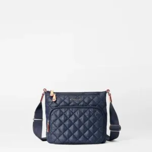 MZ Wallace Metro Scout Crossbody Deluxe in Navy Dawn