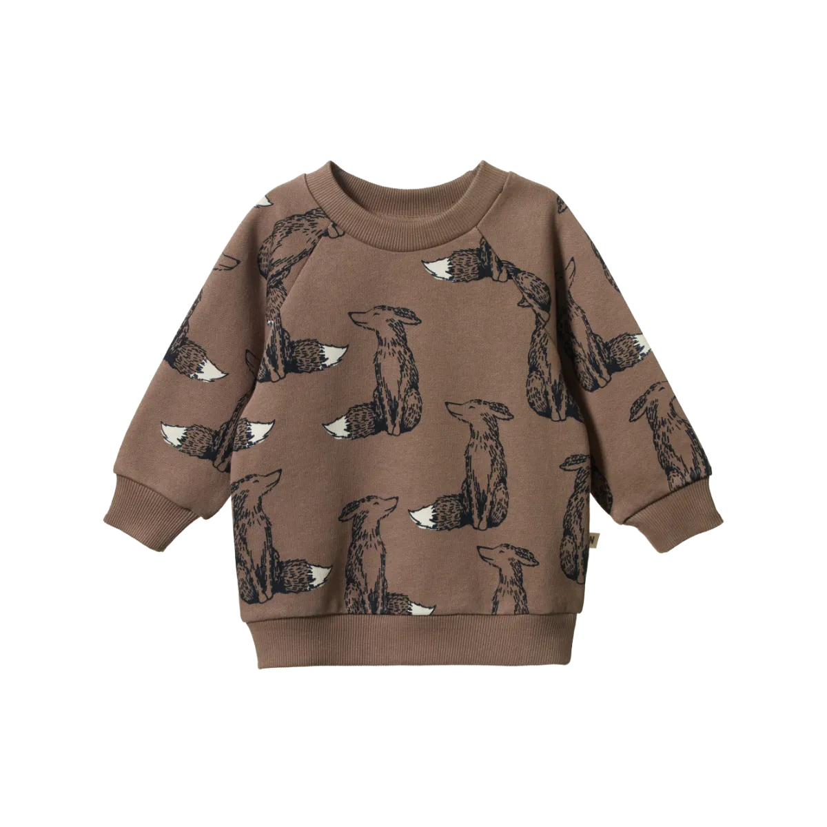 NATURE BABY EMERSON SWEATER FOXY CUB PRINT
