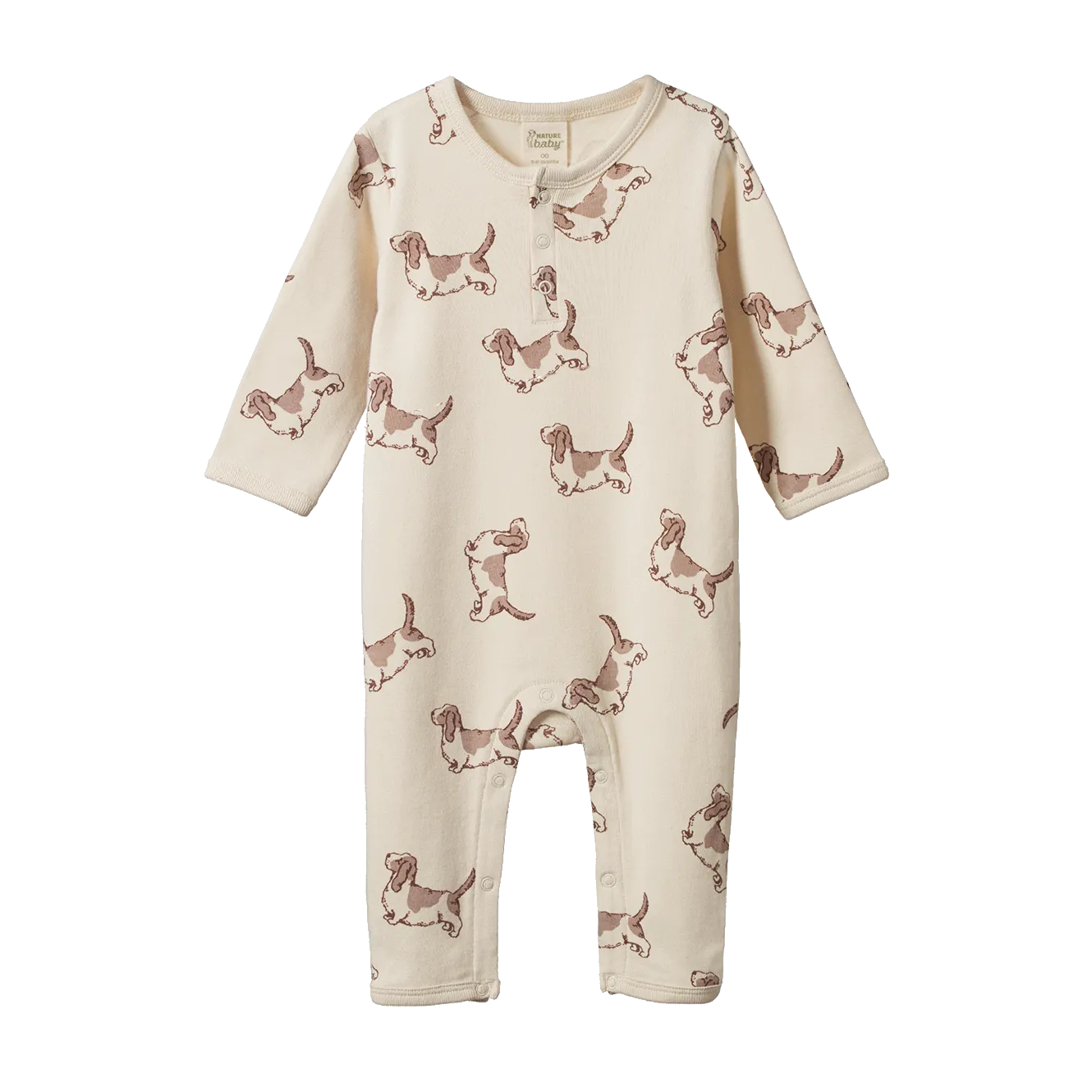 NATURE BABY HENLEY PYJAMA  HAPPY HOUNDS SLEEPWEAR