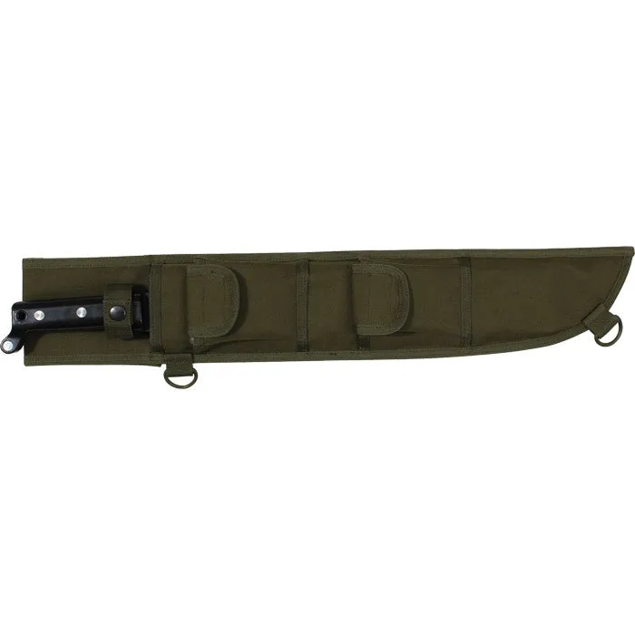 Olive Drab - Tactical MOLLE 18 in. Jungle Machete Sheath