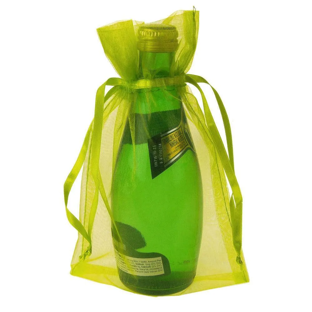 Organza Favor Pouch Bag, 6-Inch x 9-Inch, 6-Count