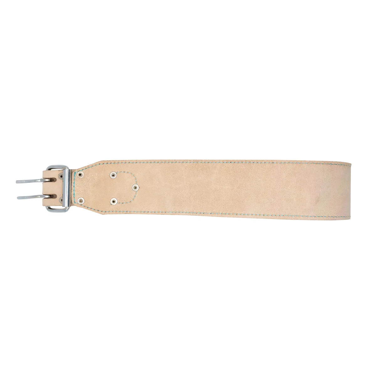 OX TOOLS Pro 3-Inch White Leather Tool Belt - Large 34" to 44" Waist | For Tool Rigs, Pouches & Holsters