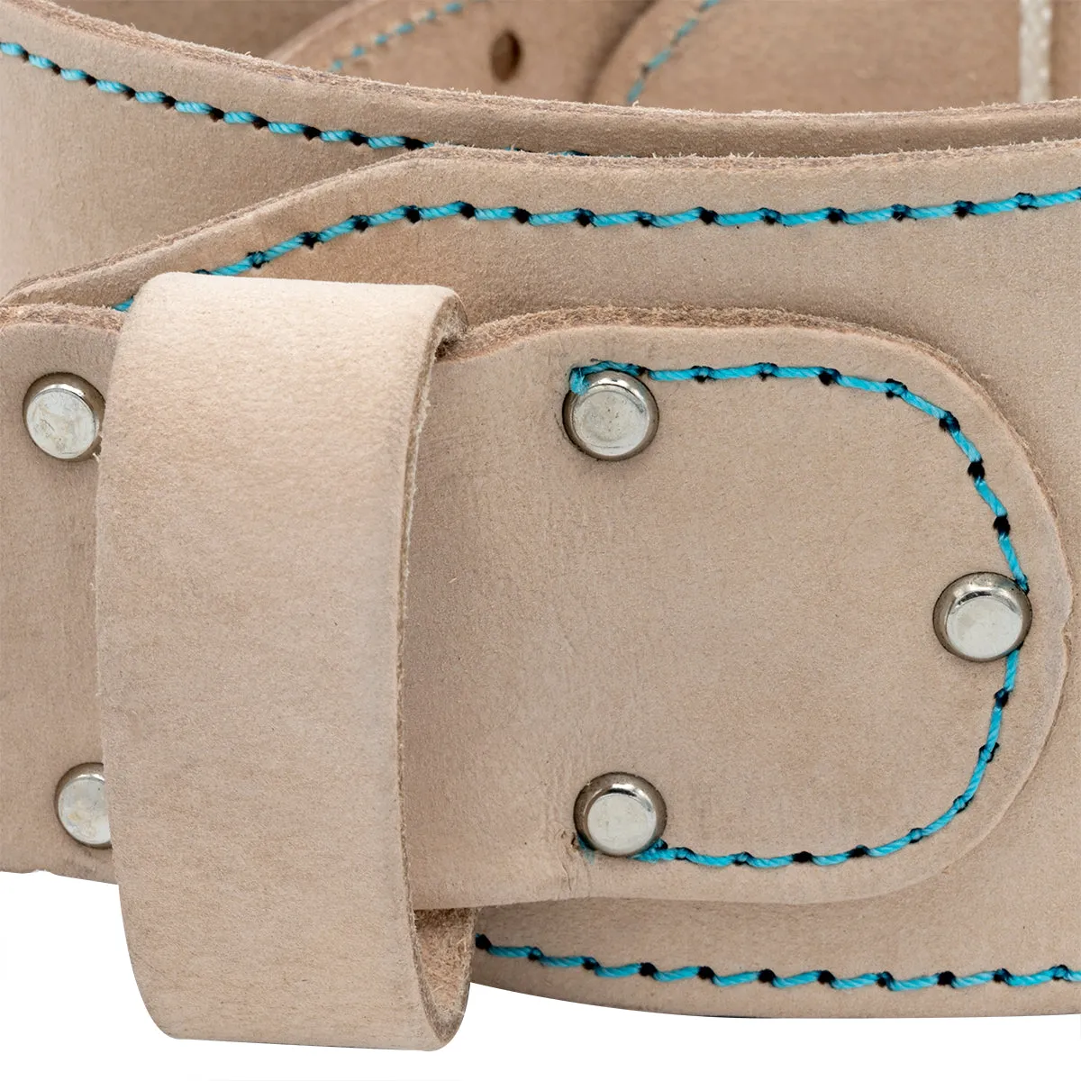OX TOOLS Pro 3-Inch White Leather Tool Belt - Large 34" to 44" Waist | For Tool Rigs, Pouches & Holsters
