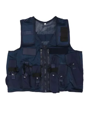 P485AL Security Vest (Left Handed) - Navy Blue