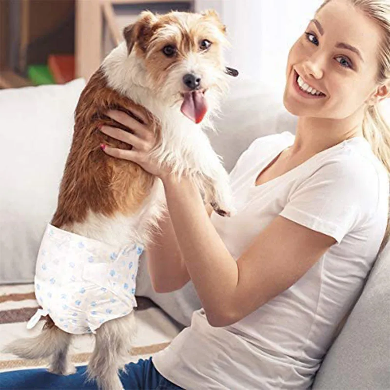 Pet Soft Female Dog Diapers, 12 Pcs