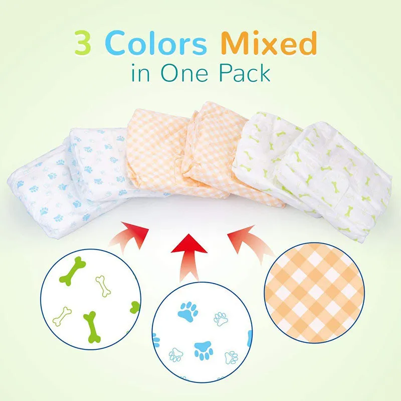 Pet Soft Female Dog Diapers, 12 Pcs