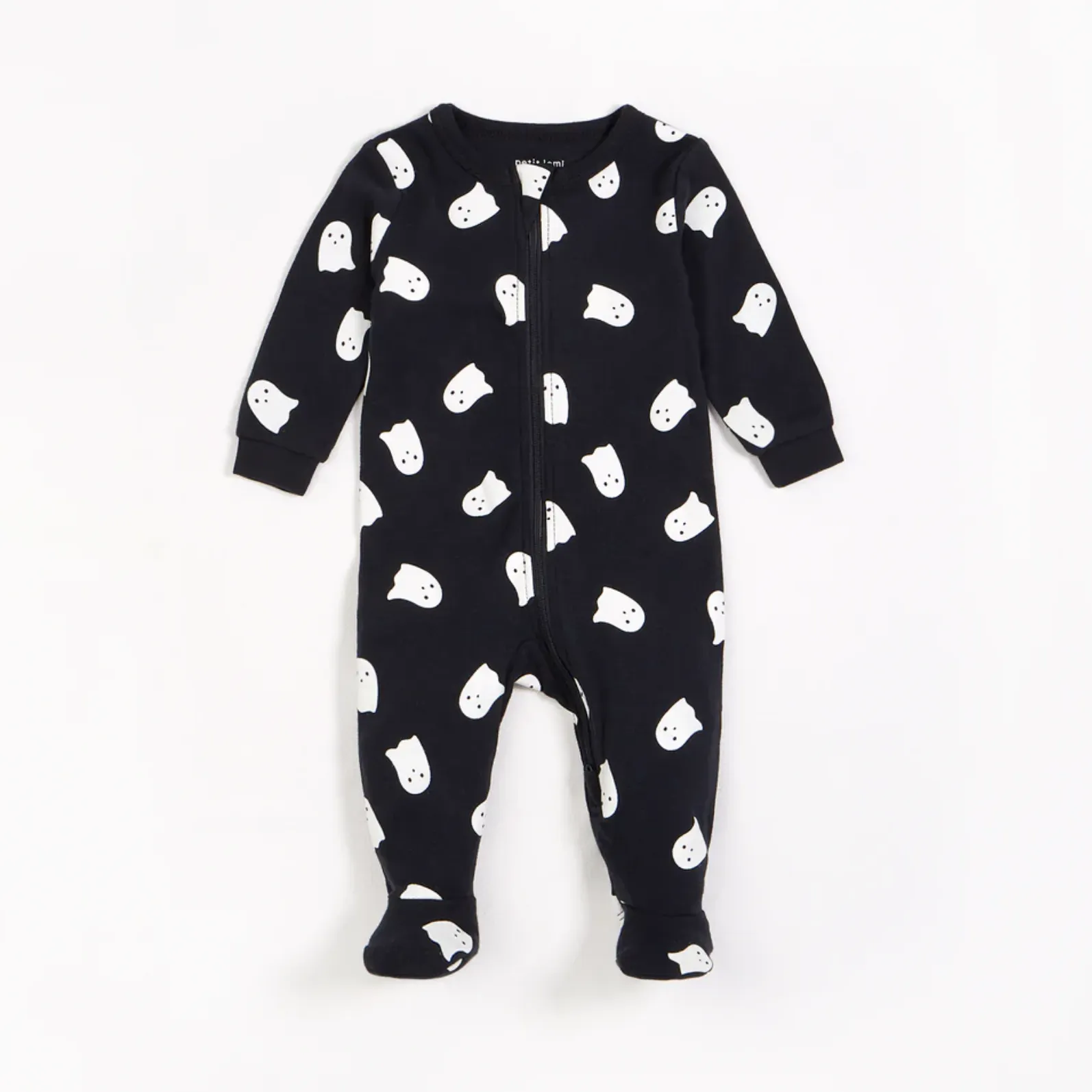 Petit Lem - Ghosts Glow in the Dark Sleeper - Black