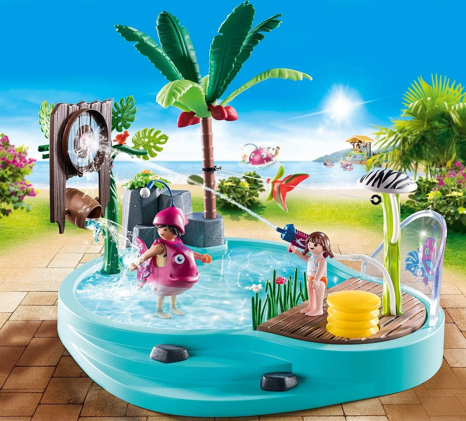 Playmobil 70610 Small Pool with Water Sprayer
