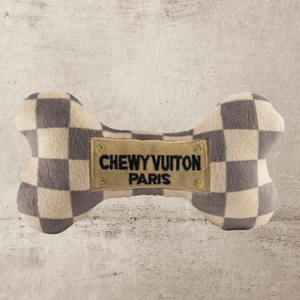 Plush Dog Bone - Chewy Vuiton