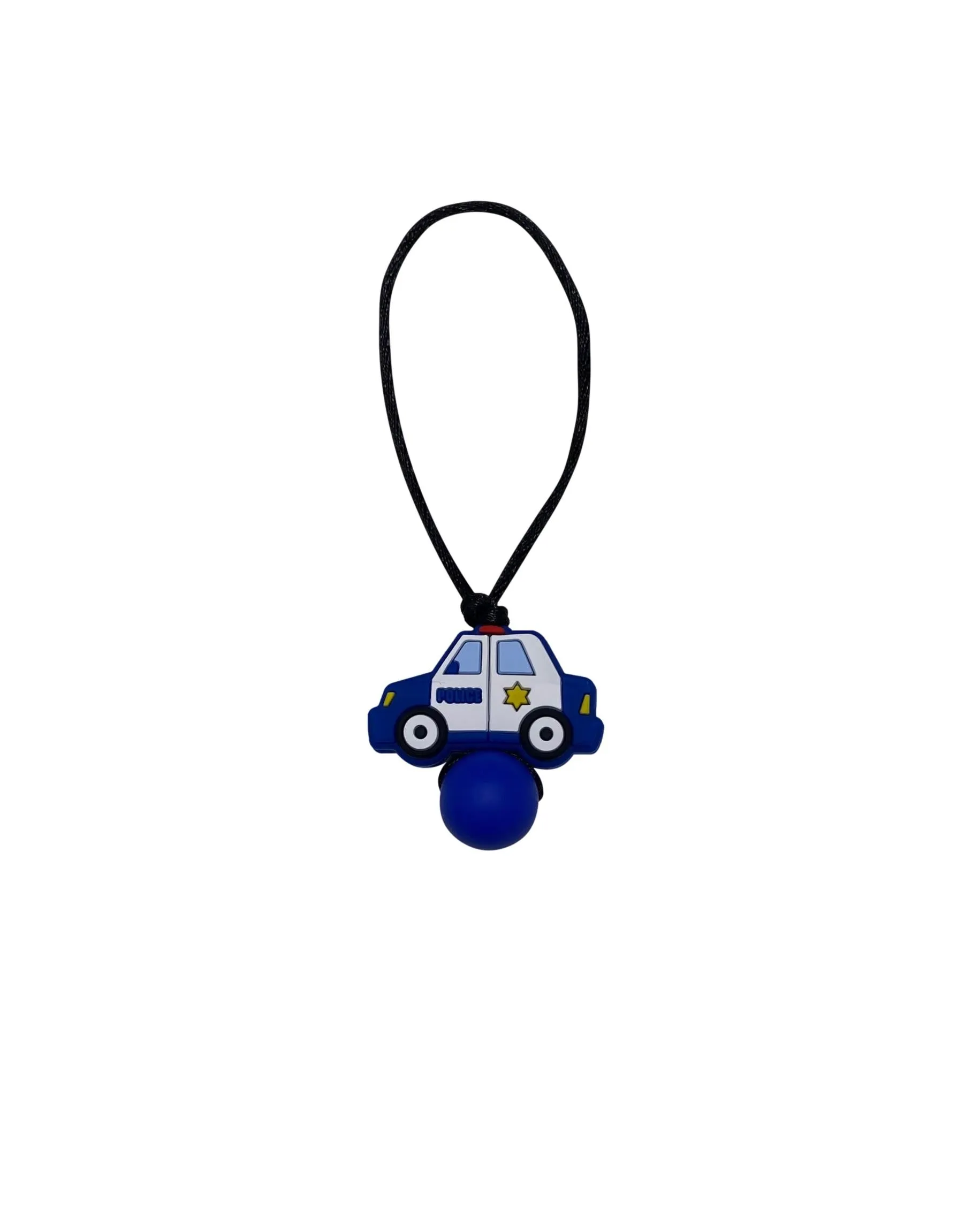 Police Car zipper pull