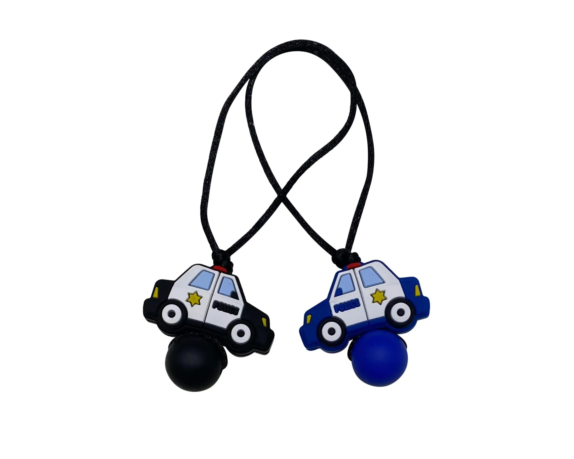 Police Car zipper pull