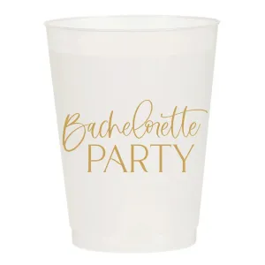 Pool Side Punch Gold Summer Frosted Cups - Summer