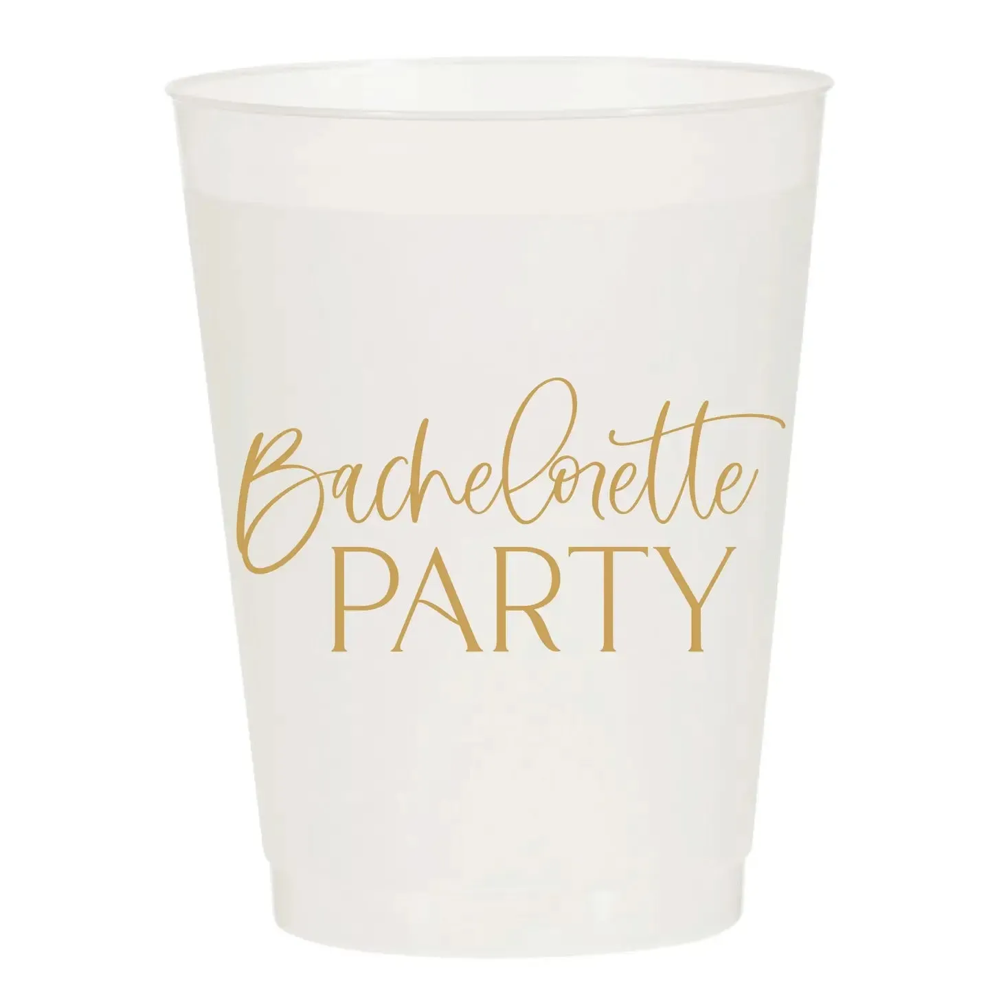 Pool Side Punch Gold Summer Frosted Cups - Summer
