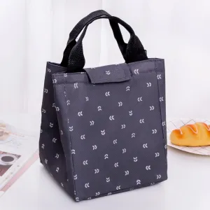 Portable Oxford Lunch Tote Bag Picnic Bag Cooler Insulated Handbag Office Food Storage Container