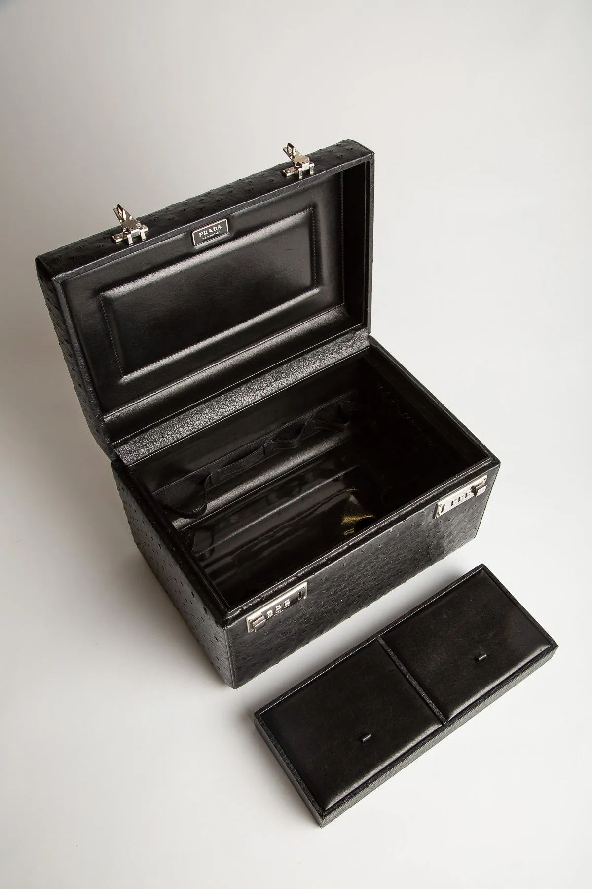 PRADA | STUZZO OSTRICH BEAUTY CASE
