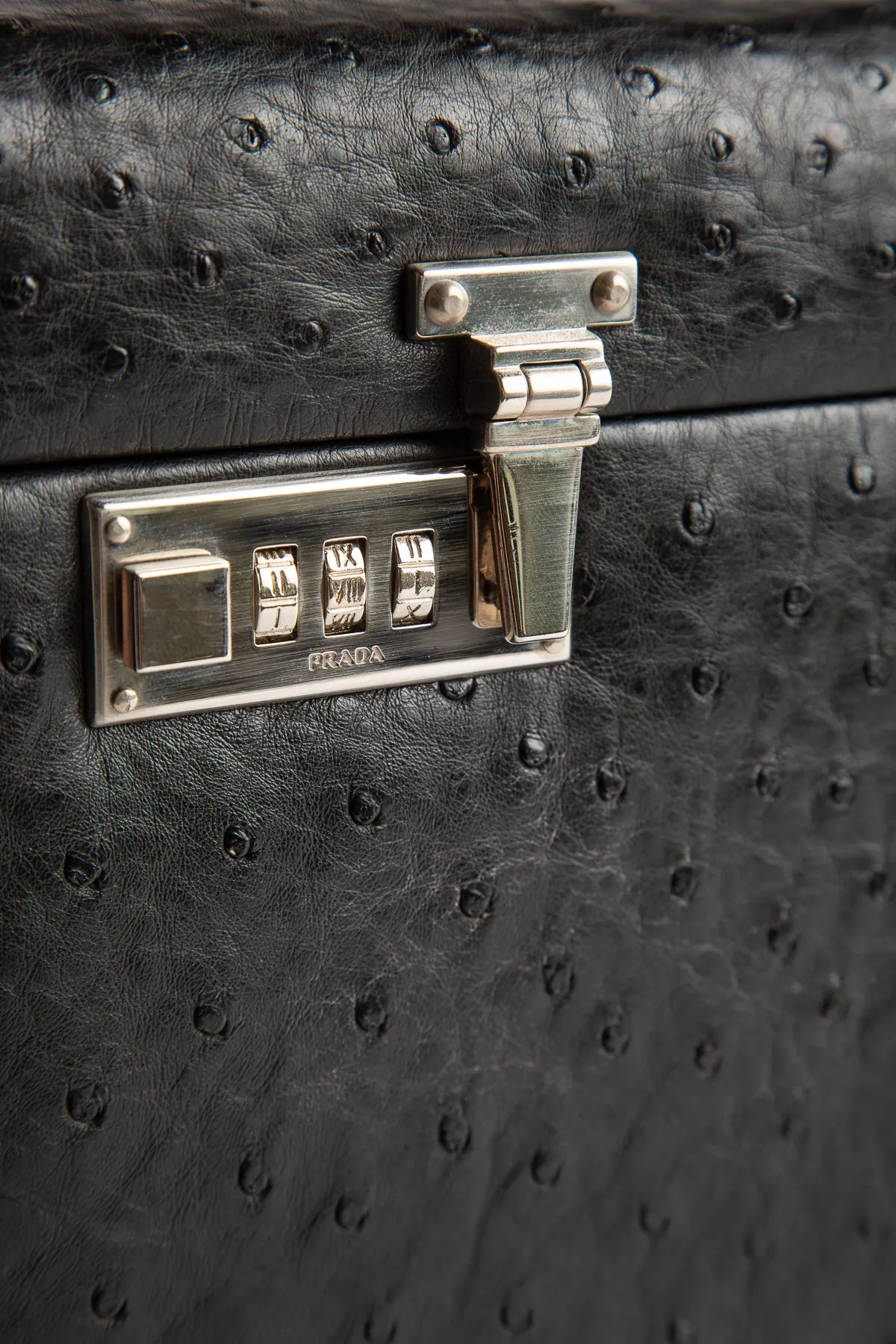 PRADA | STUZZO OSTRICH BEAUTY CASE