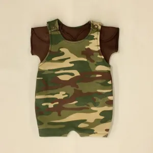 Preemie Camo Overalls (3-5lbs)