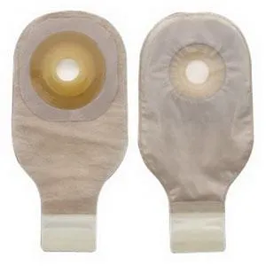 Premier One-Piece Drainable Pouch, Pre-Cut Stoma Opening 1-1/4" (32mm), Transparent 12" (30cm) - Box of 5