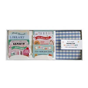 Pretend Play Wallet   Credit Card Set