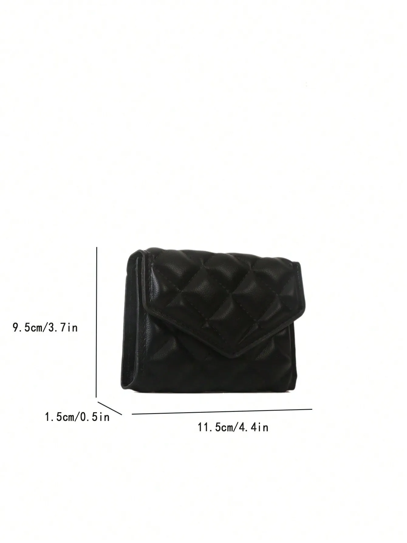 Quilted Diamond Short Wallet