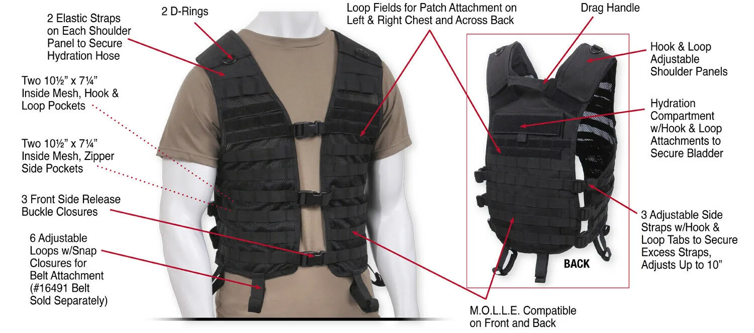 Rothco Lightweight MOLLE Utility Vest