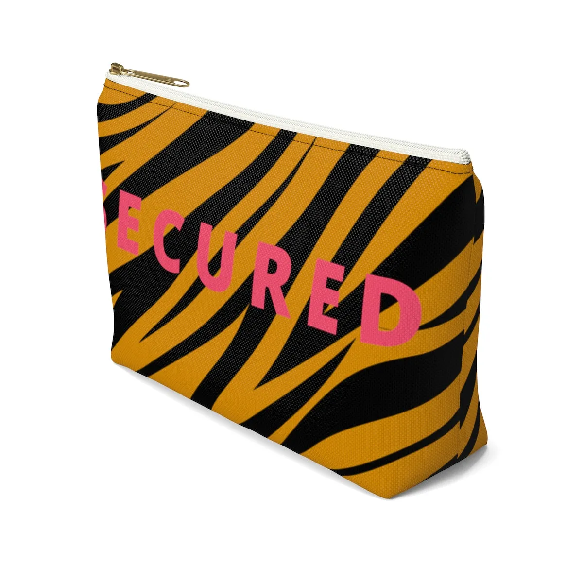 Secure The Bag (Yellow Zebra Pouch)