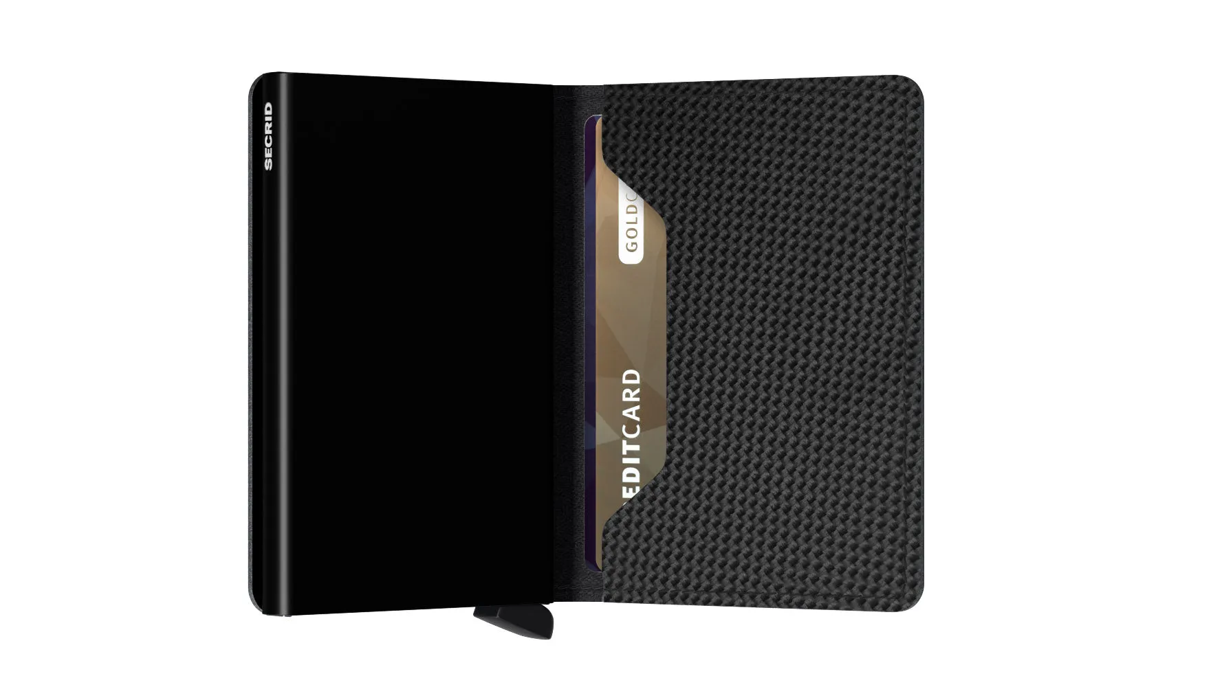 Slimwallet Carbon Black/Black RFID Secure