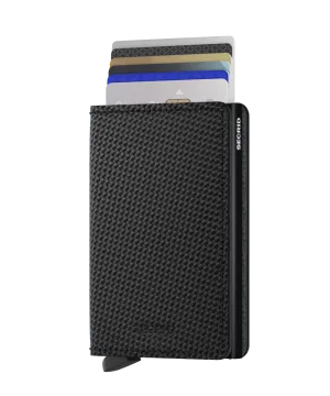 Slimwallet Carbon Black/Black RFID Secure