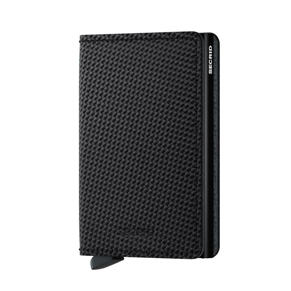 Slimwallet Carbon Black/Black RFID Secure