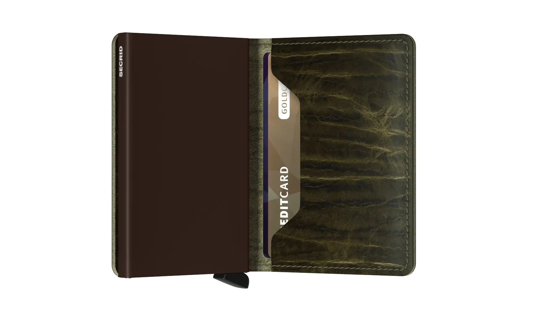 Slimwallet Dutch Martin Olive RFID Secure