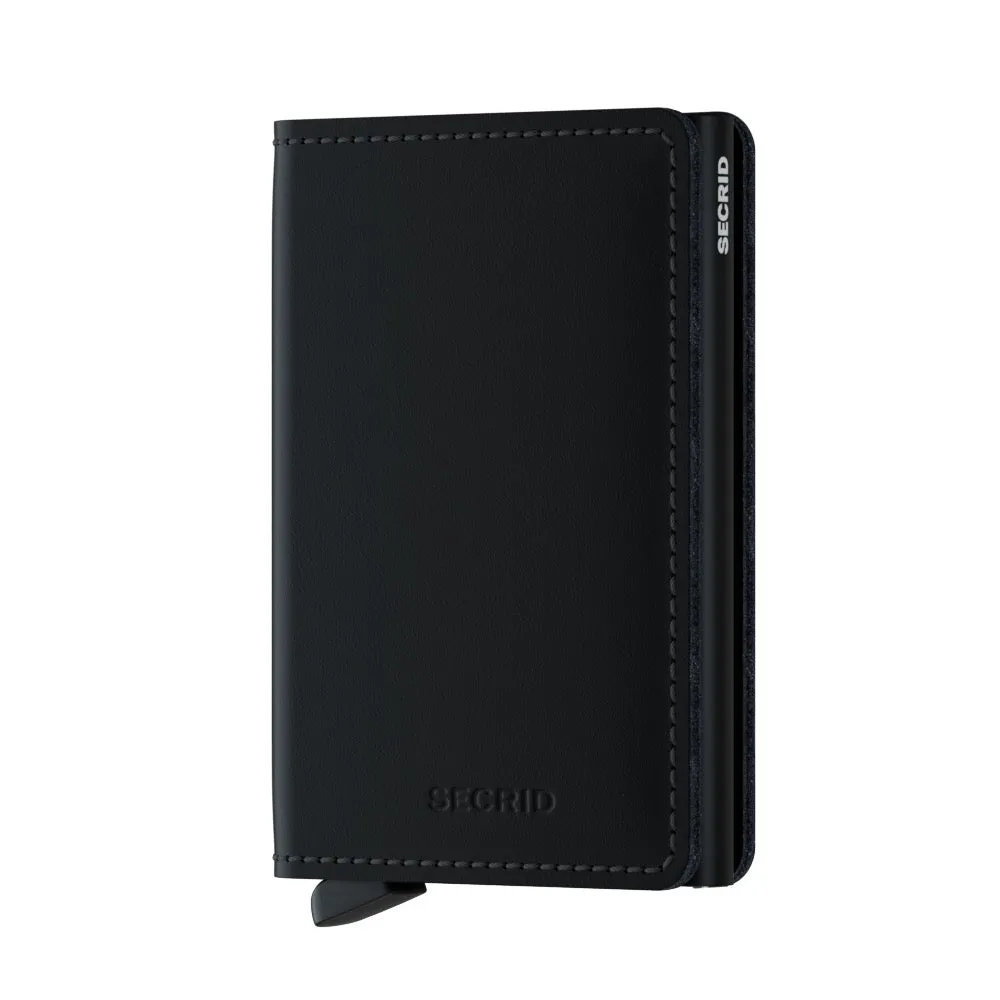 Slimwallet Matte Black RFID Secure