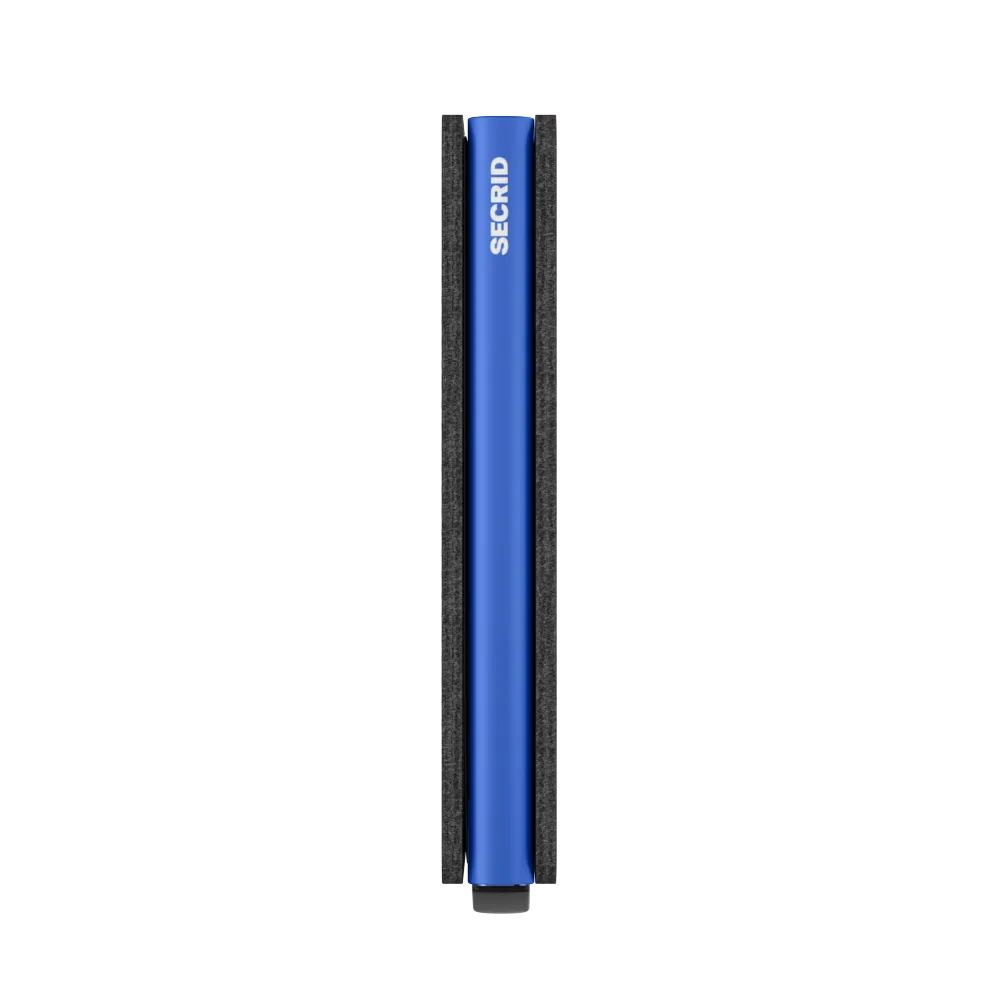 Slimwallet Matte Black/Blue RFID Secure