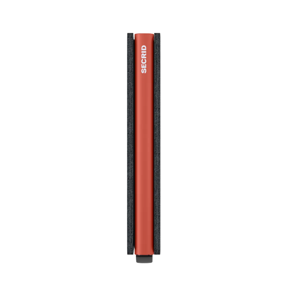 Slimwallet Matte Nightblue/Orange RFID Secure