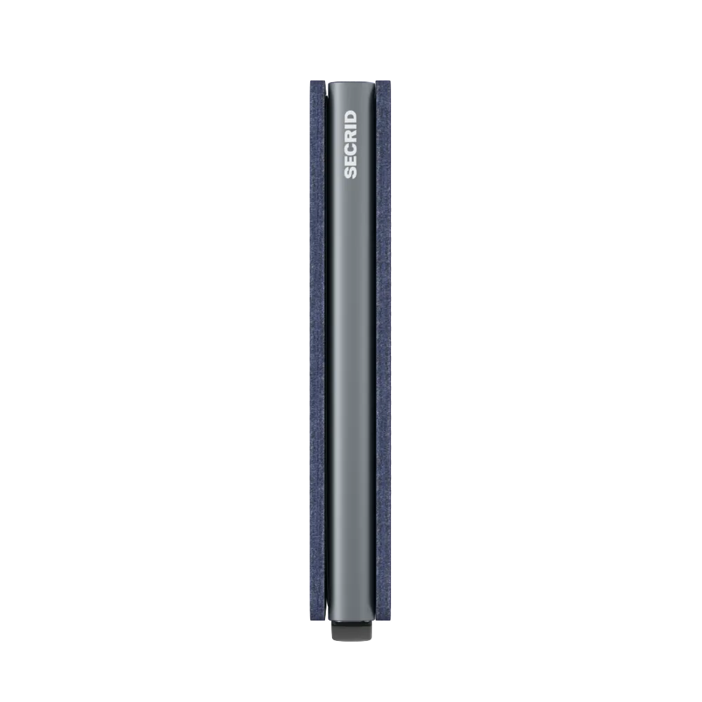 Slimwallet Saffiano Navy Blue RFID Secure