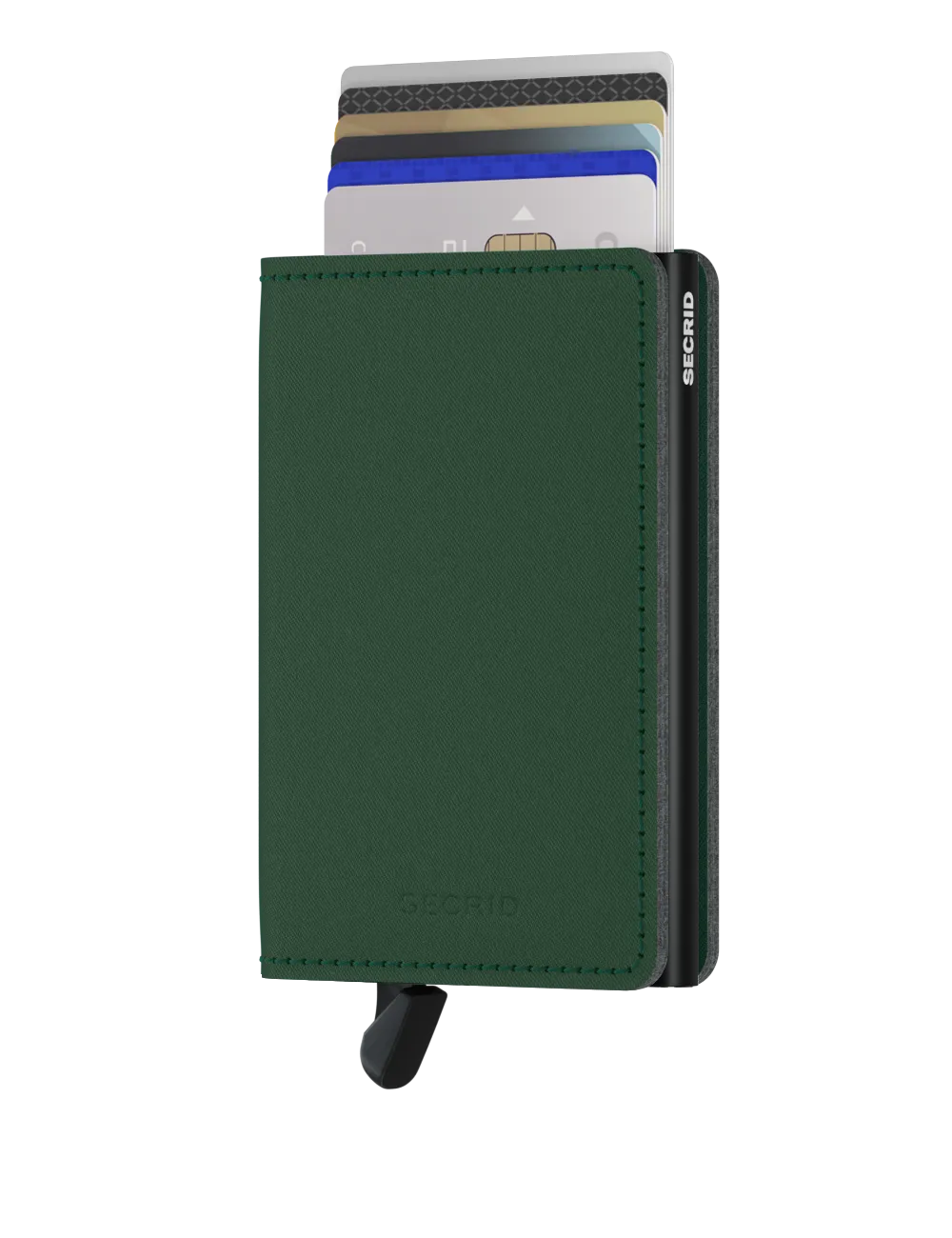 Slimwallet Vegan Yard Green-RFID Secure