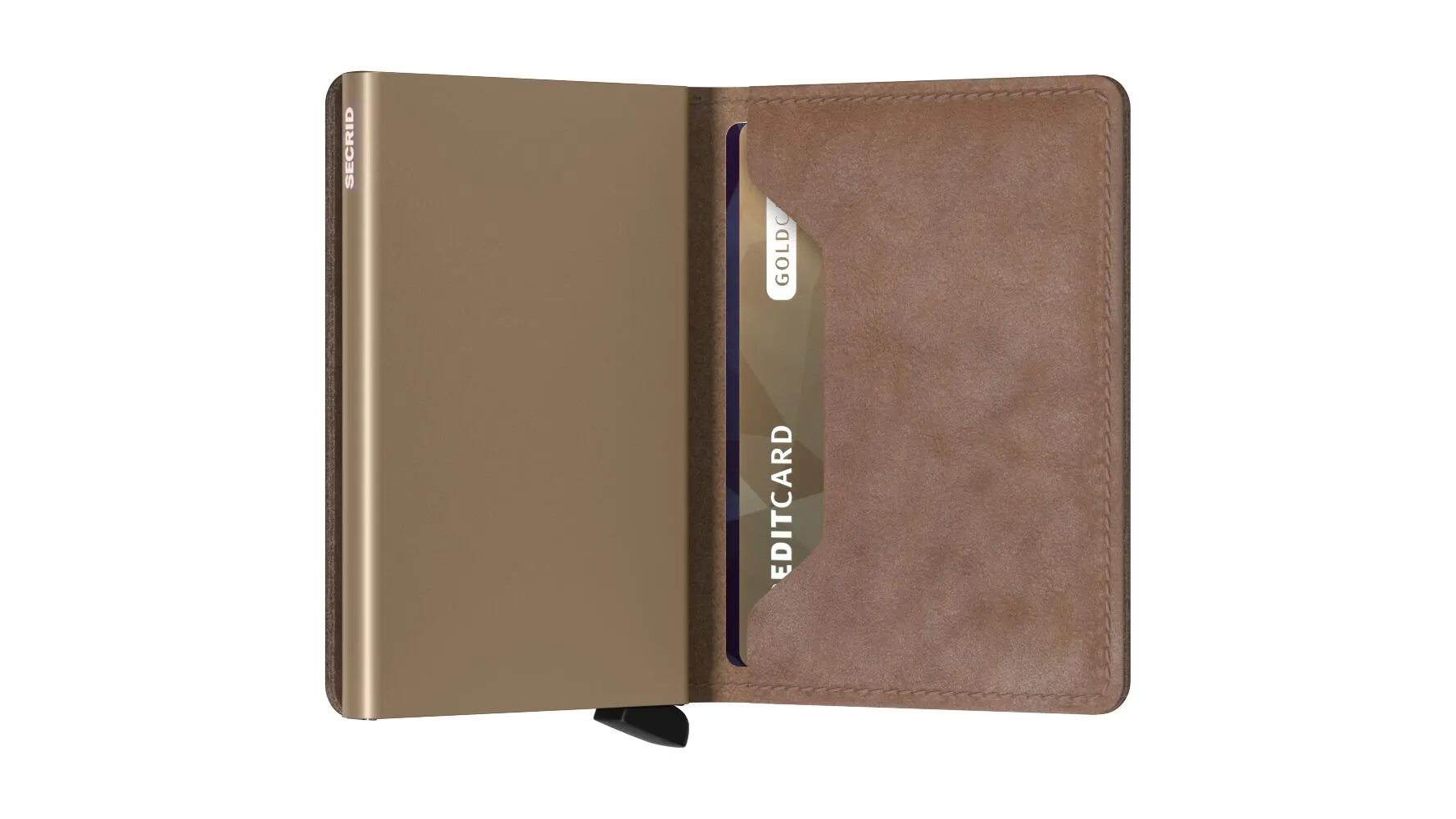 Slimwallet Vintage Taupe RFID Secure