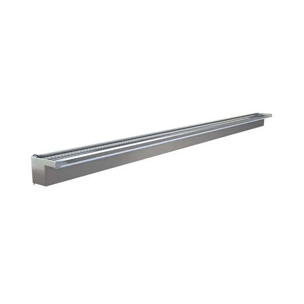 Stainless Steel Spillway Waterfall - Short Lip