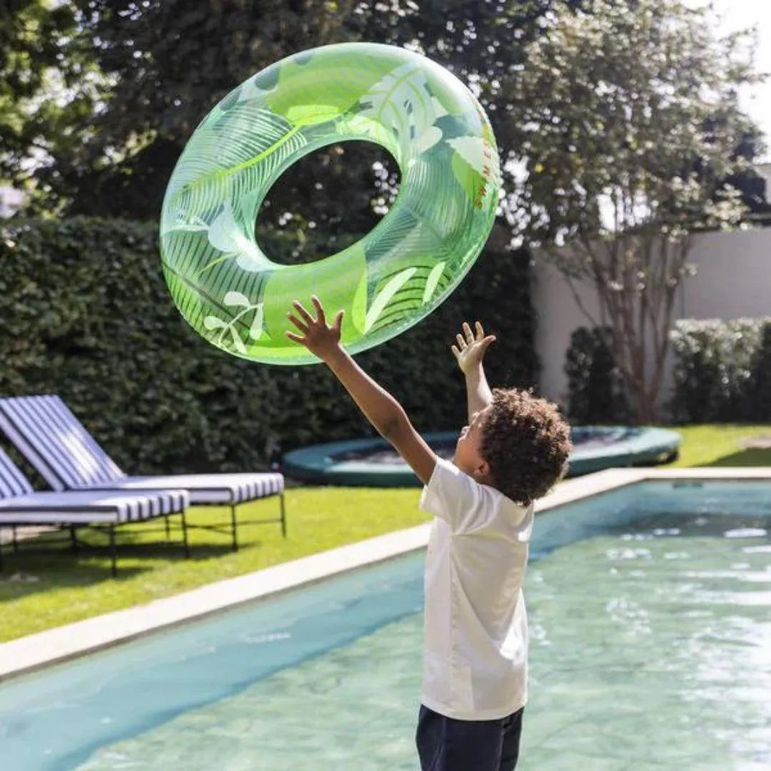 Swim Essentials Inflatable Tropical Swimming Ring - 90cm