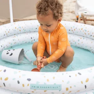 Swim Essentials Inflatable White Terrazzo 100cm Paddling Pool