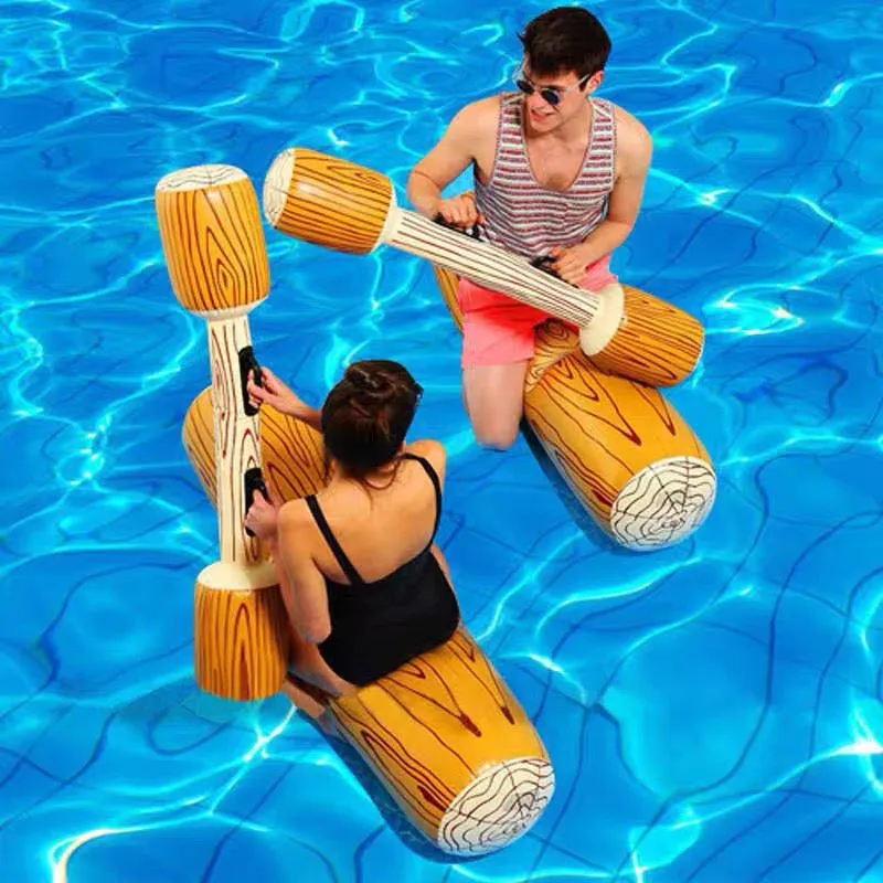 Swimming Pool Inflatable Stick Bumper Floats Game