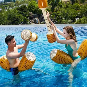 Swimming Pool Inflatable Stick Bumper Floats Game
