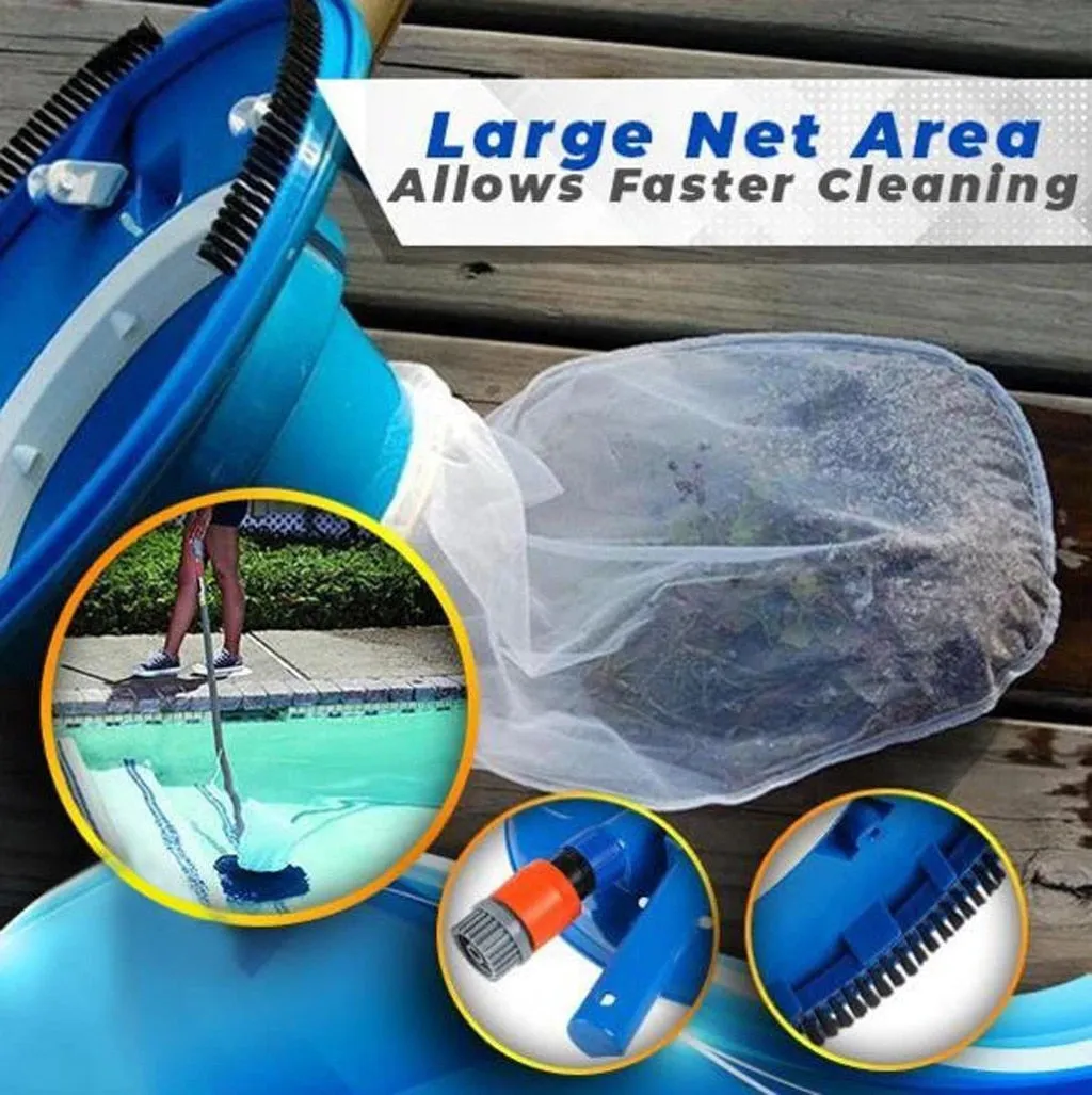 Swimming Pool Leaf & Debris Skimmer Net Vacuum